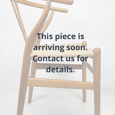 Hans J Wegner wishbone chair in solid oak and natural paper cord
