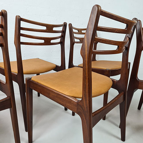 Johannes Andersen Dining Chairs 6, Danish Dining Chairs Melbourne