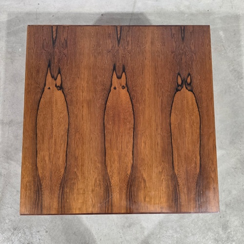Danish mid-century rosewood coffee table with amazing wood grain structure